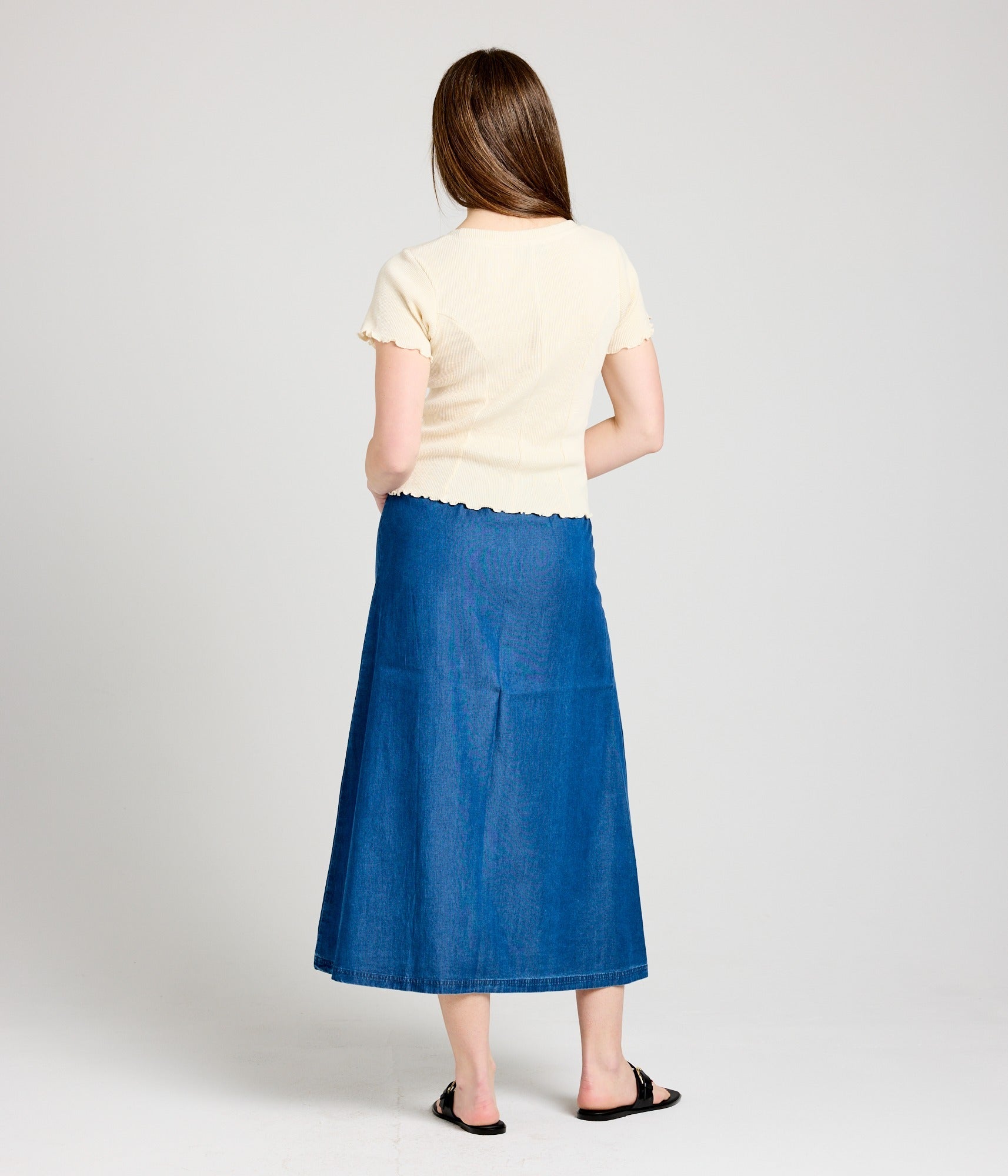 Willow Skirt - Chambray