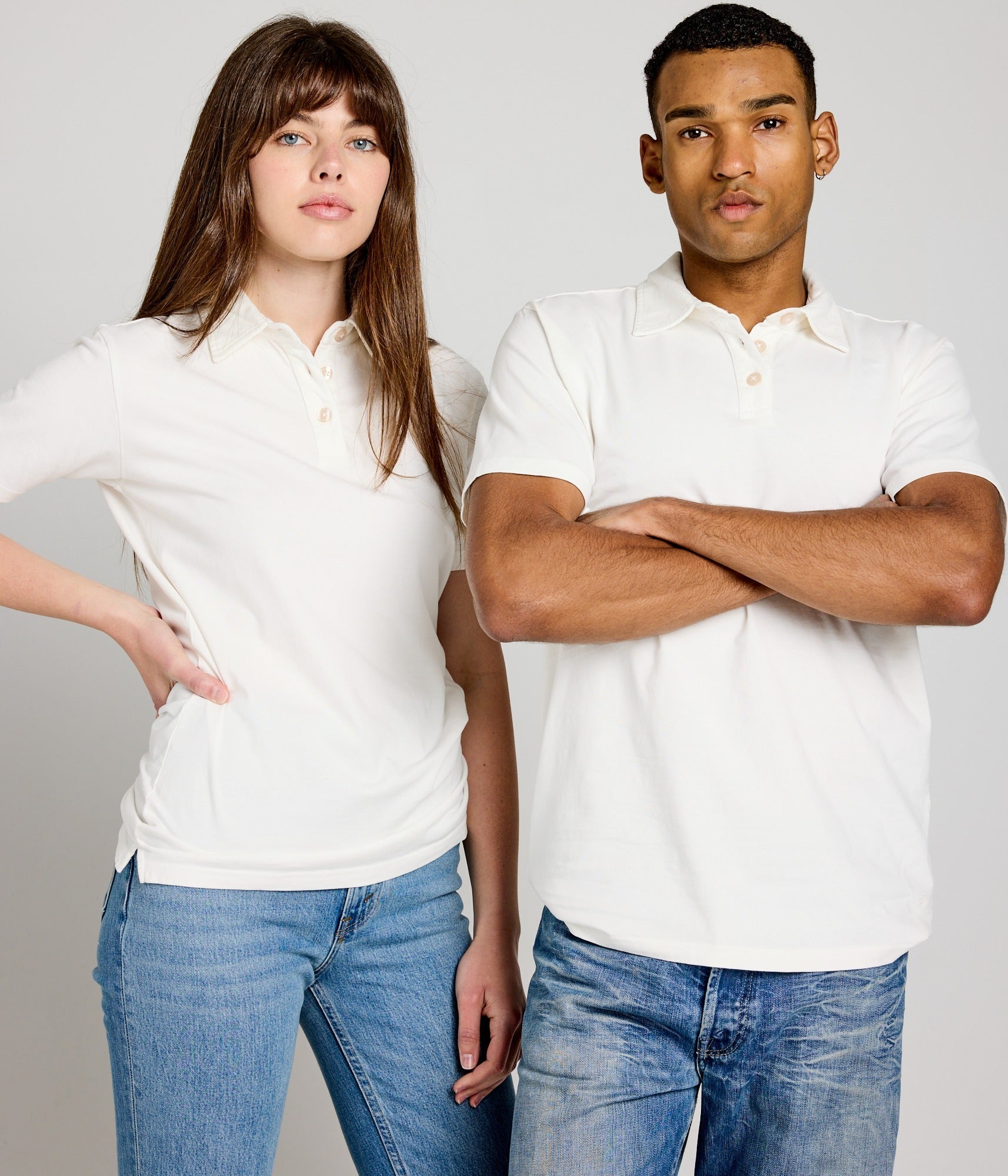 Unisex Polo Shirt - White