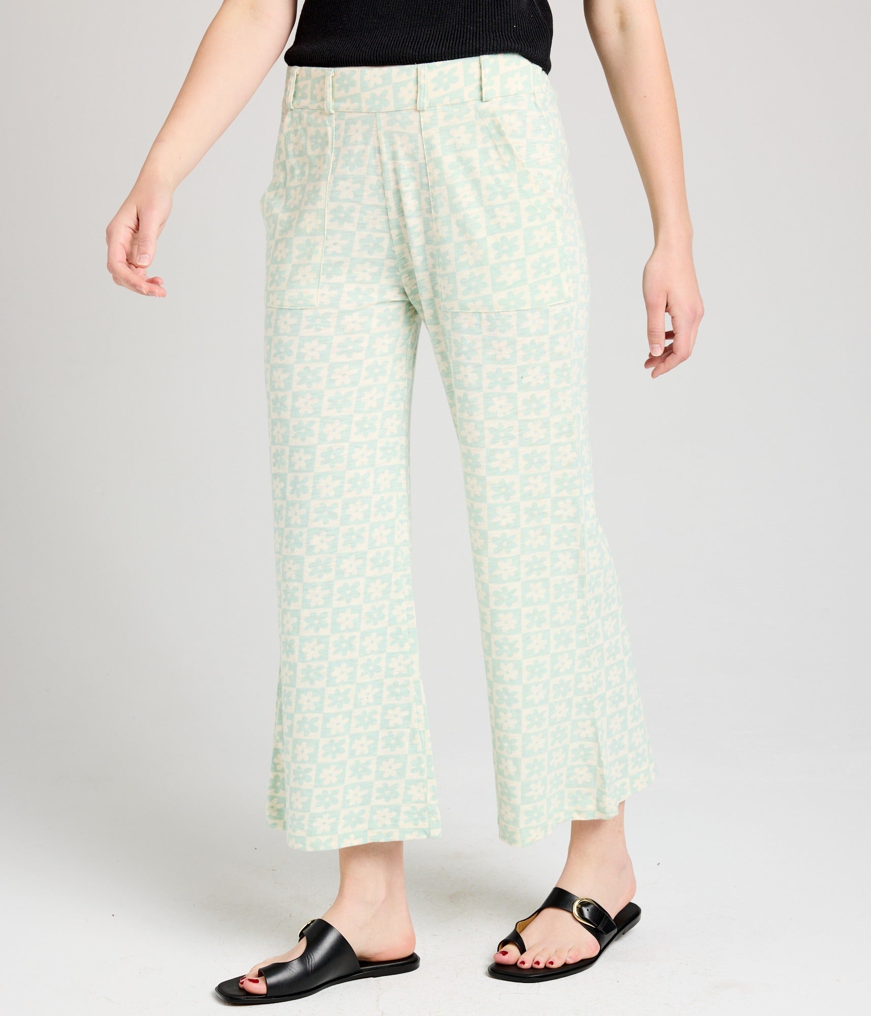 Cohen Pant - Mint Floral