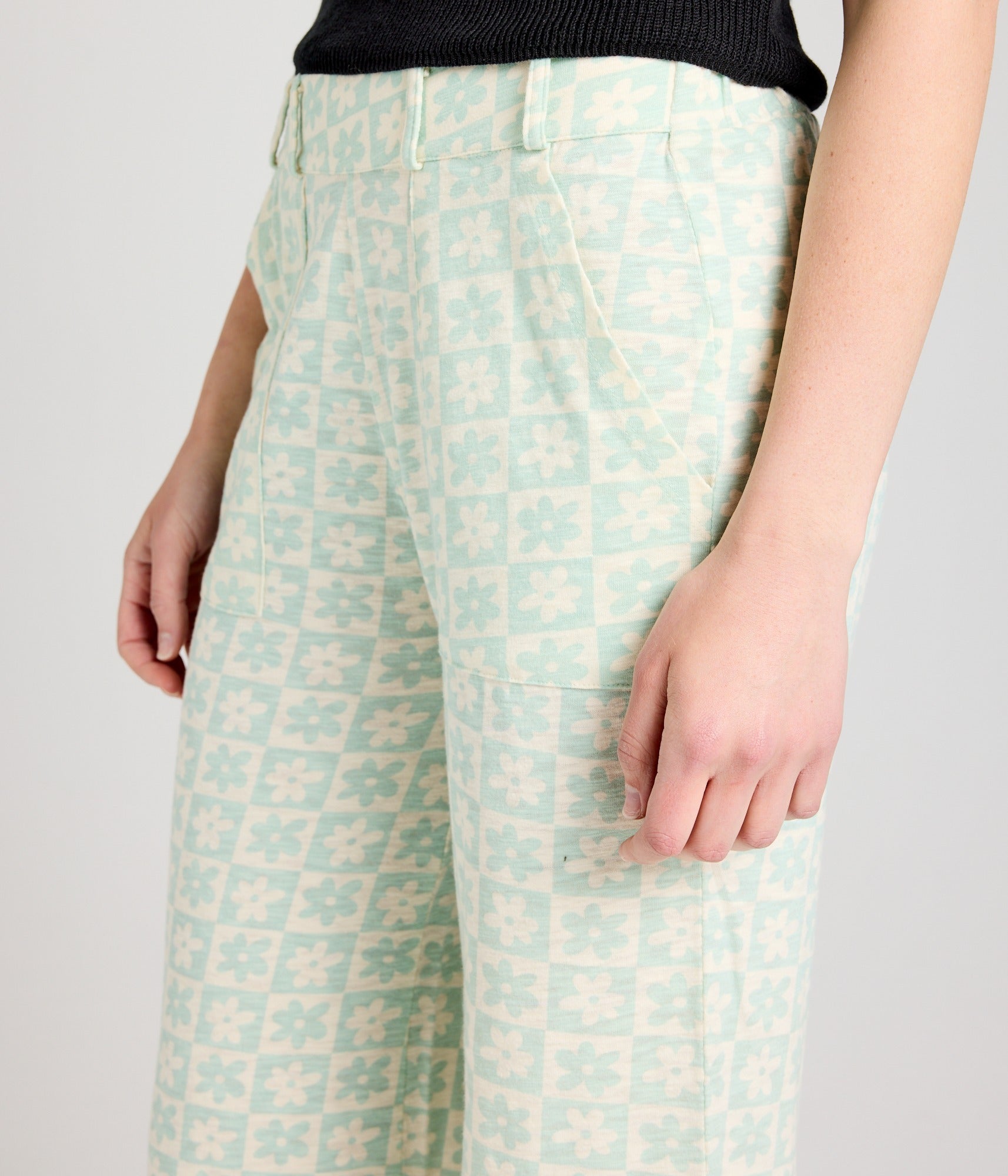 Cohen Pant - Mint Floral