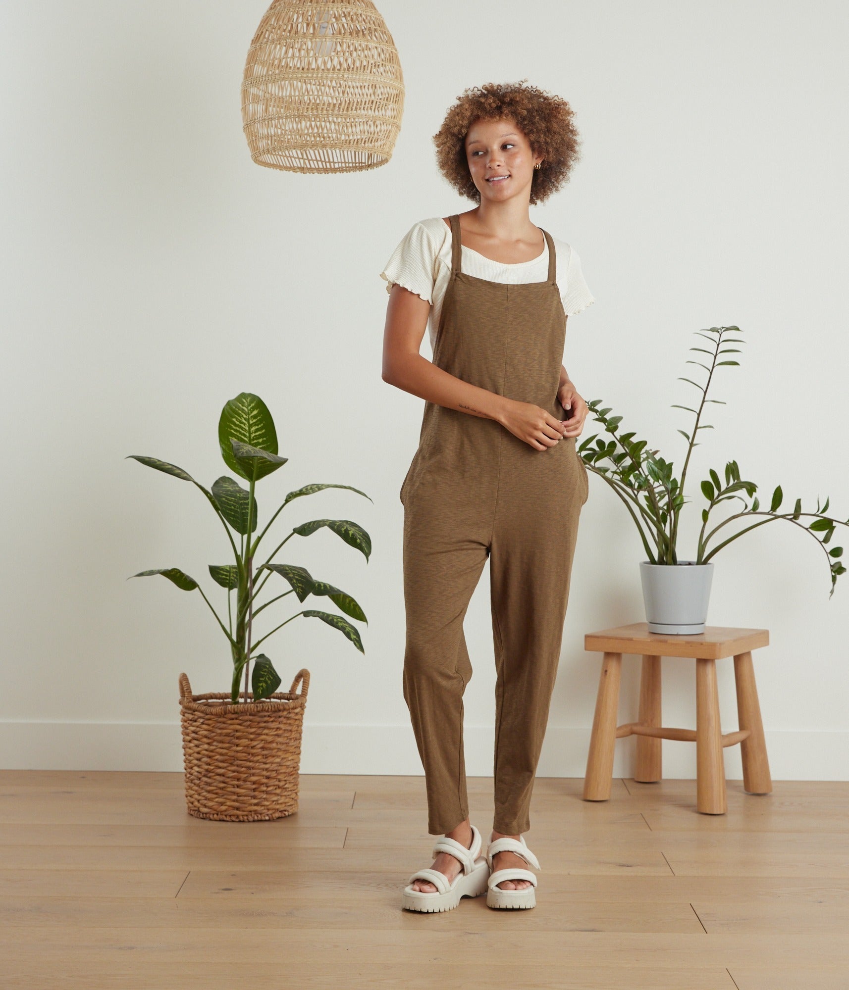 Cadence Overall - Teak