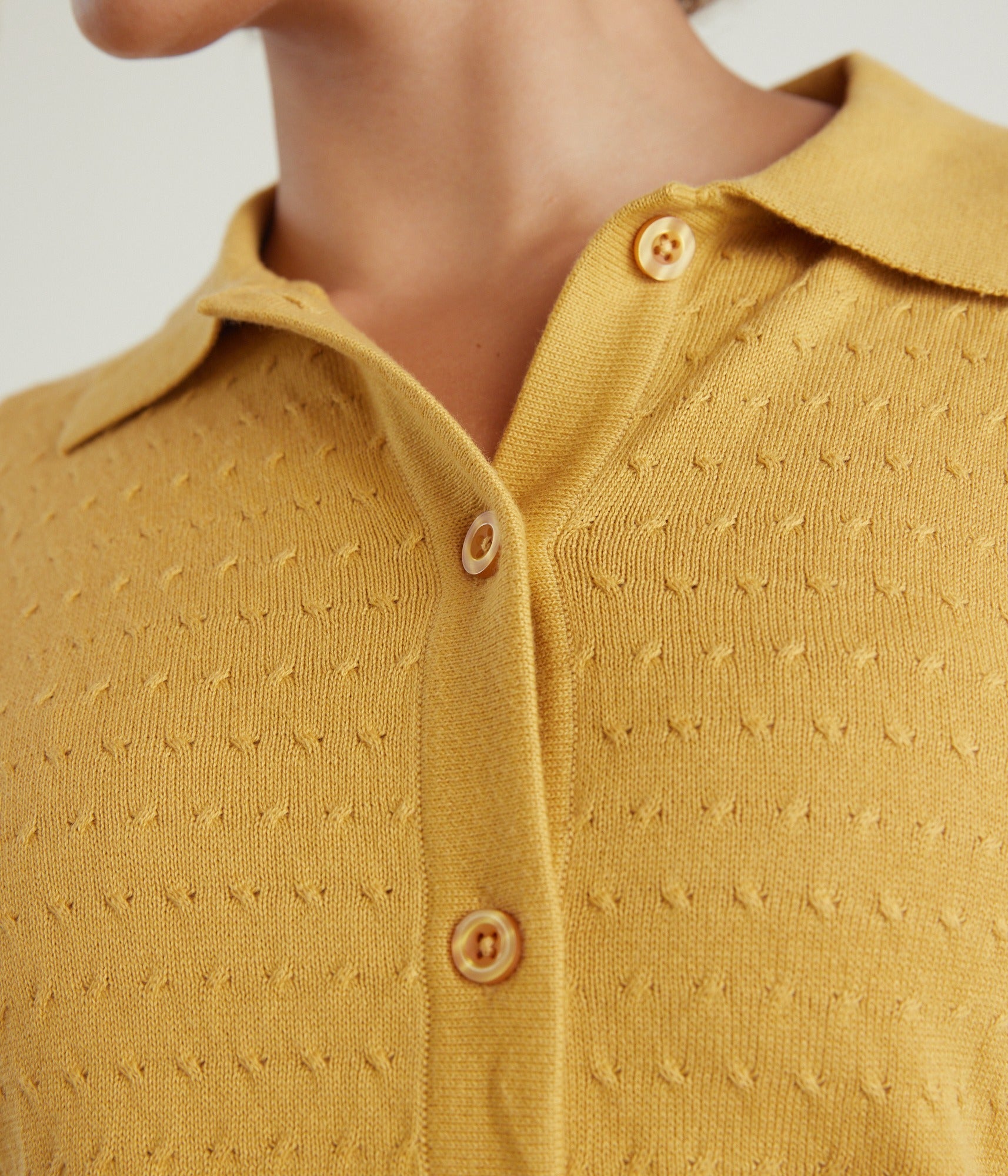 Antigua Knit Top - Honey