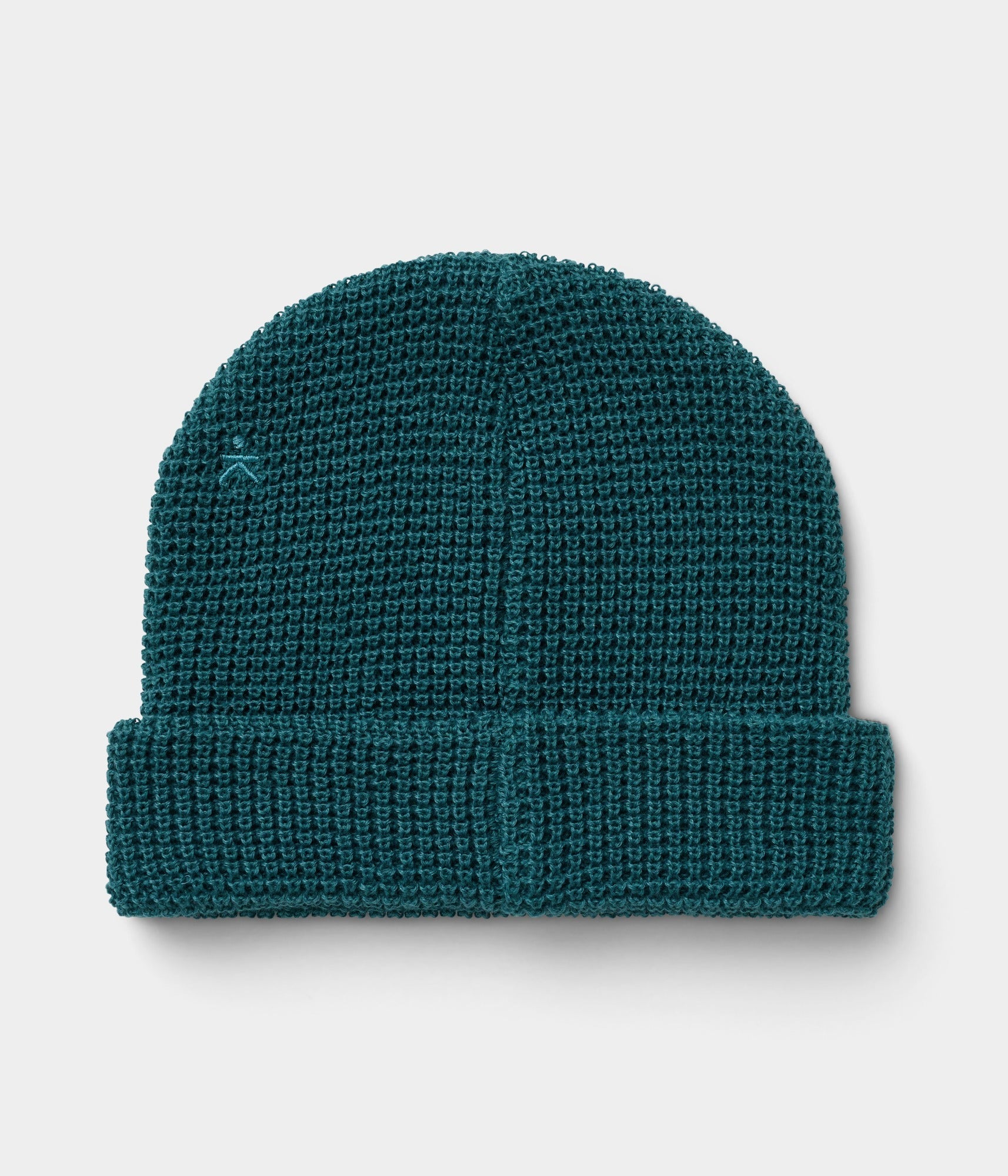 Recycled Waffle-Knit Beanie - Marine