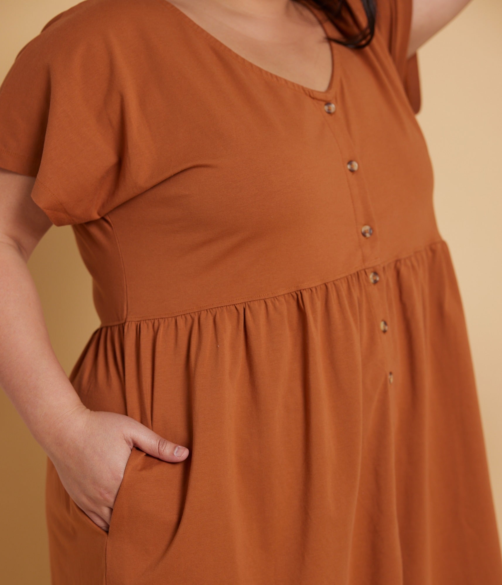 Josie Dress - Camel