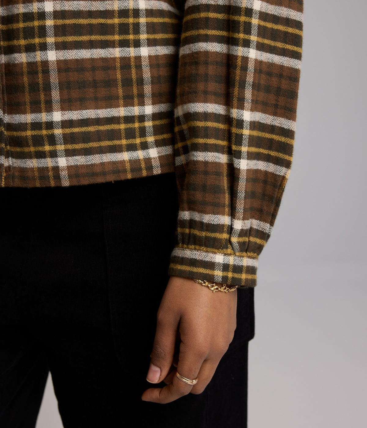Rosemont Flannel - Teak Plaid