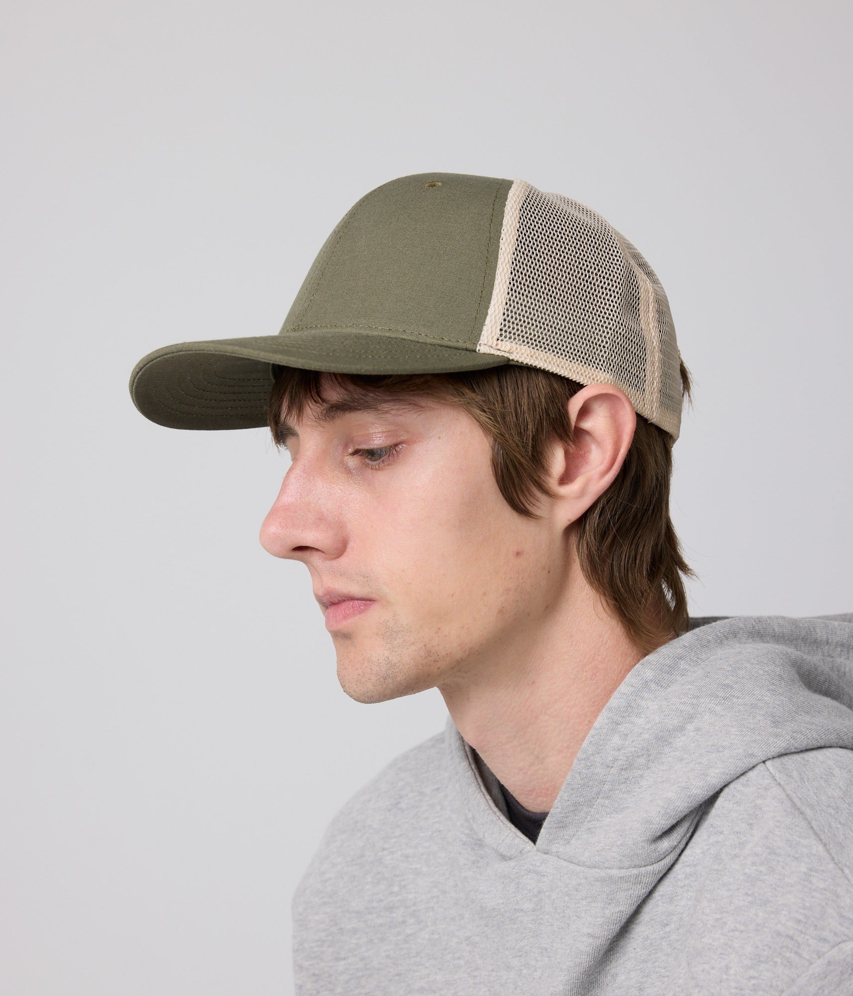 Trucker Hat - Army/Tan