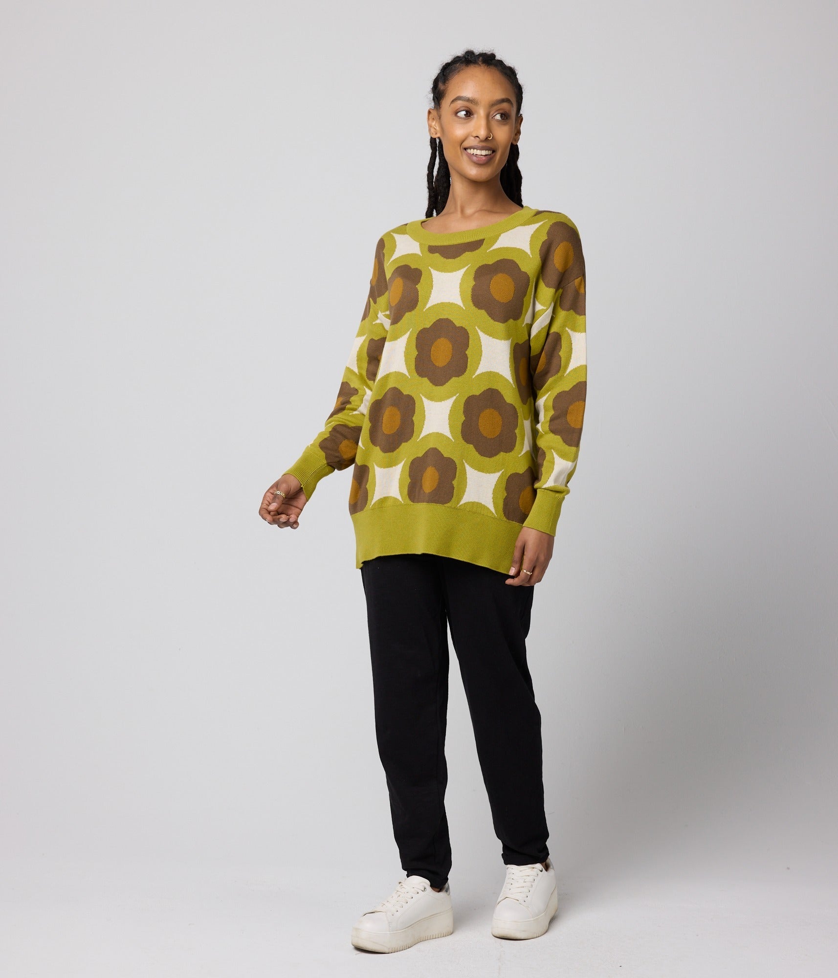 Felix Sweater - Pear Floral