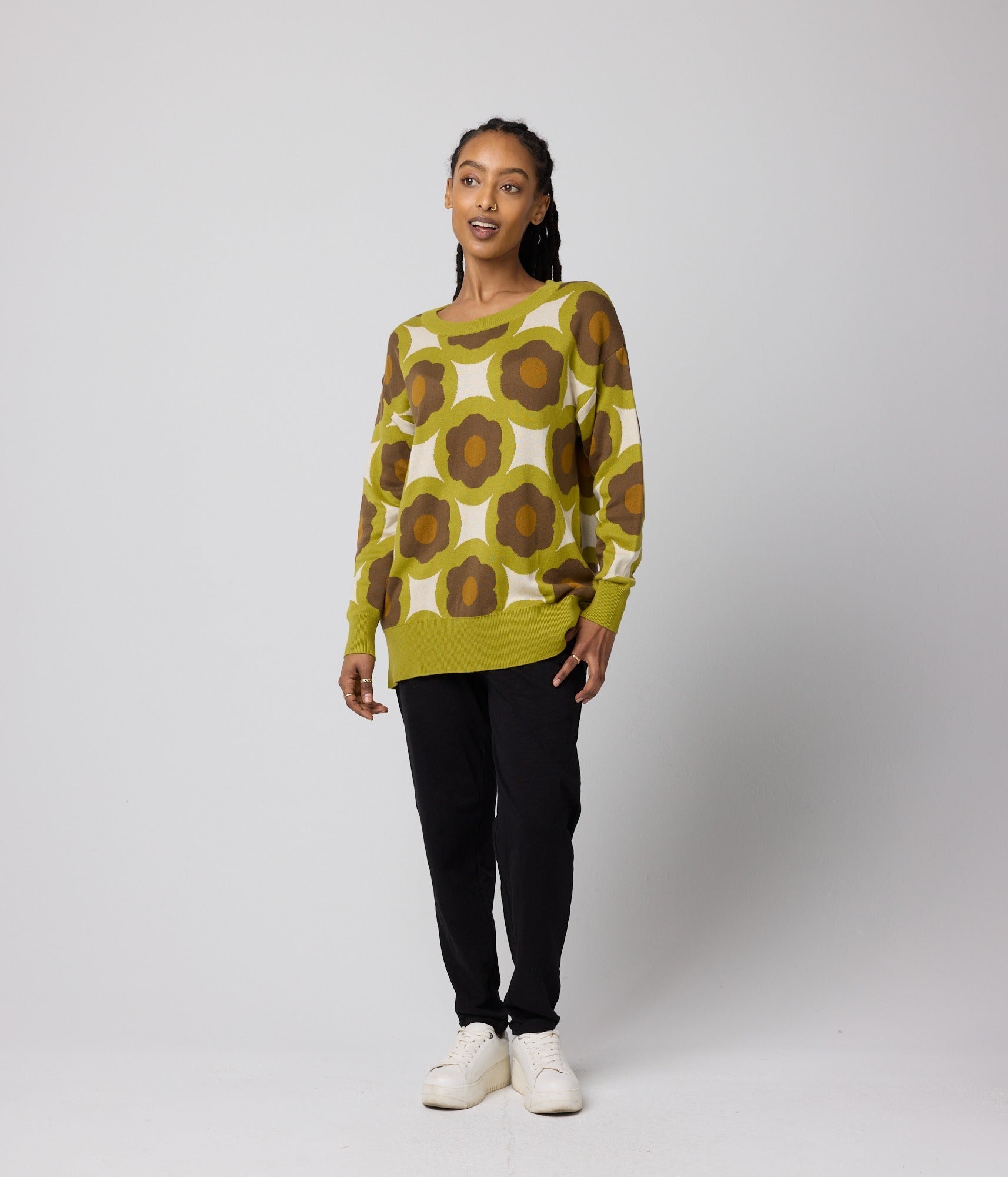 Felix Sweater - Pear Floral