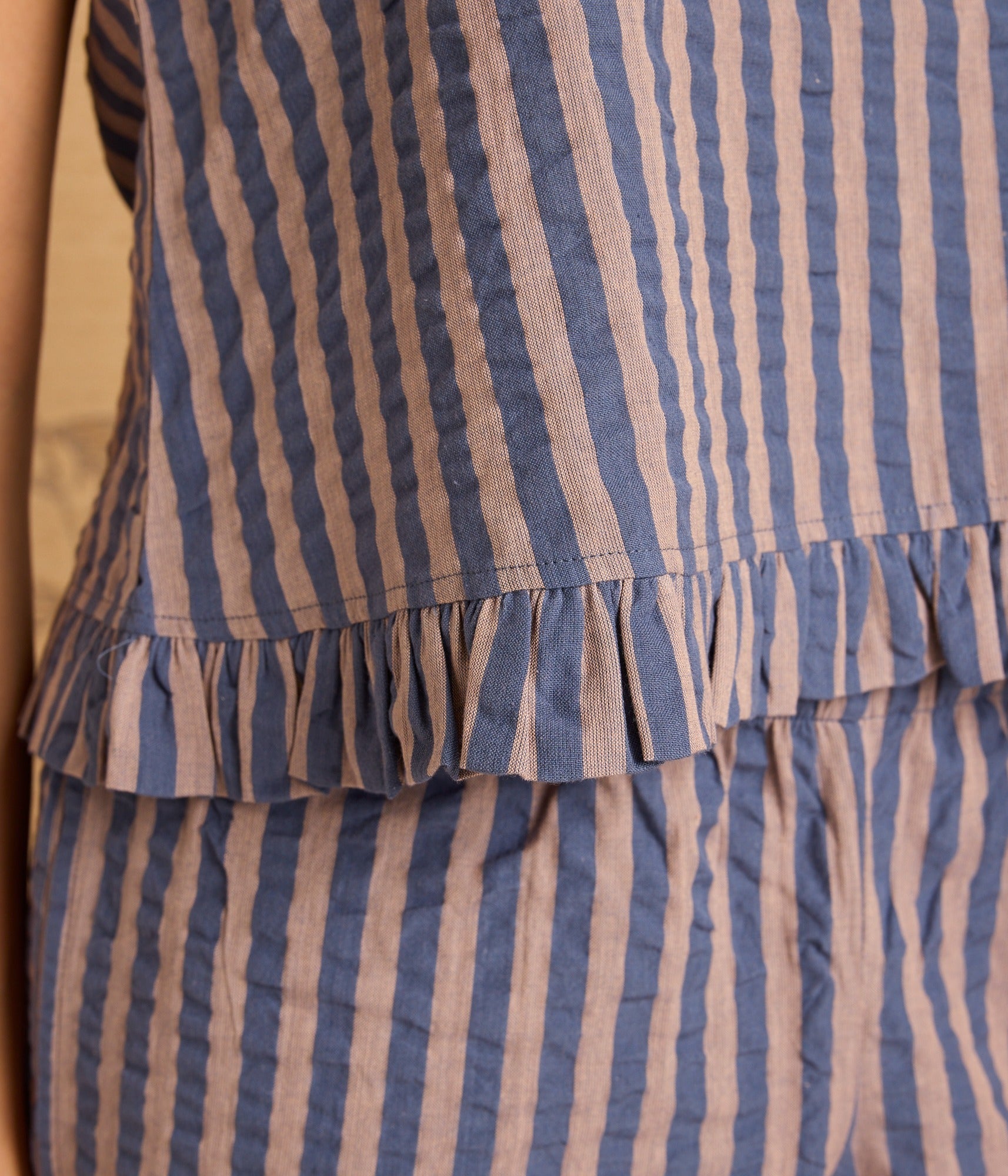 Lulu Top - Indigo/Tearose
