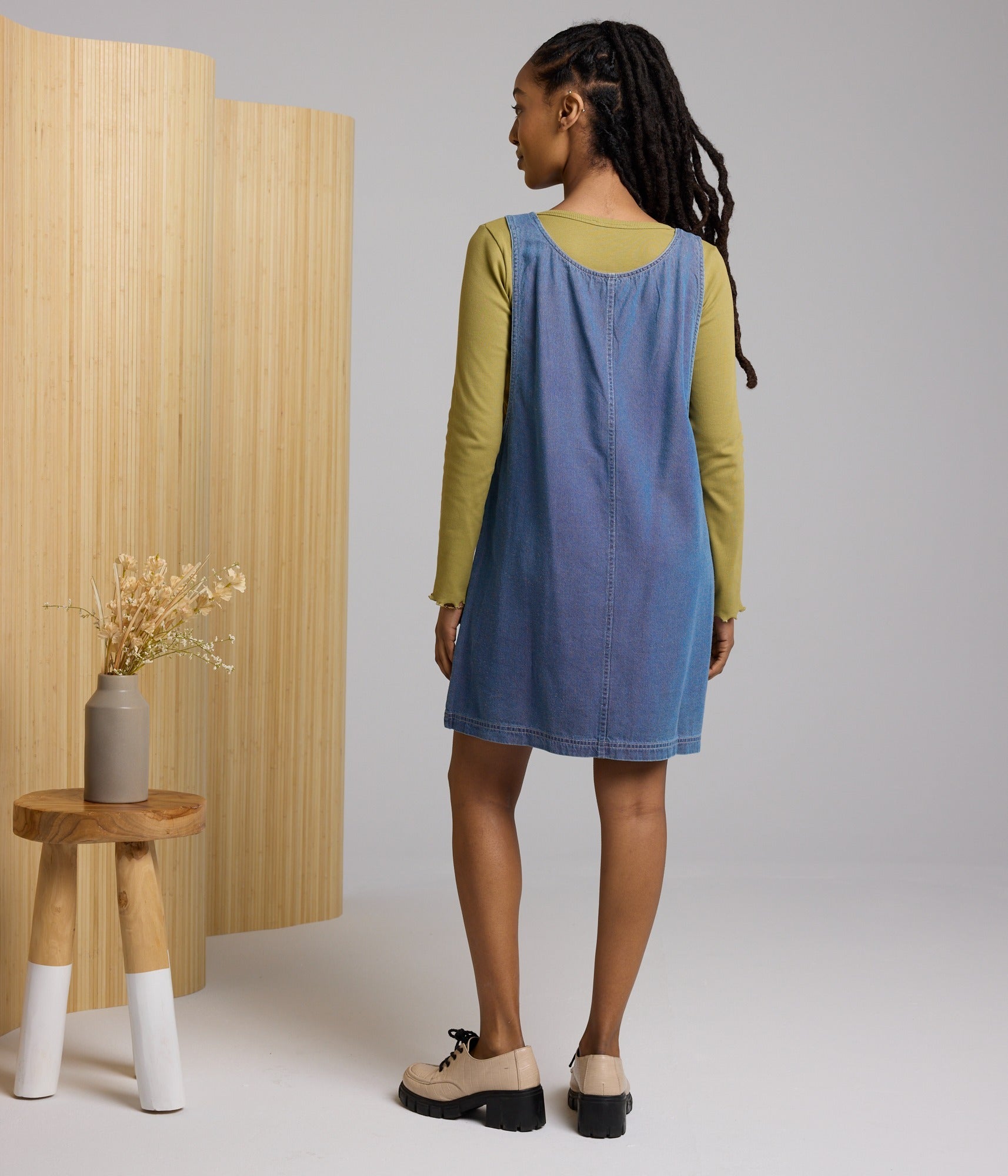 Healer Dress - Dark Wash