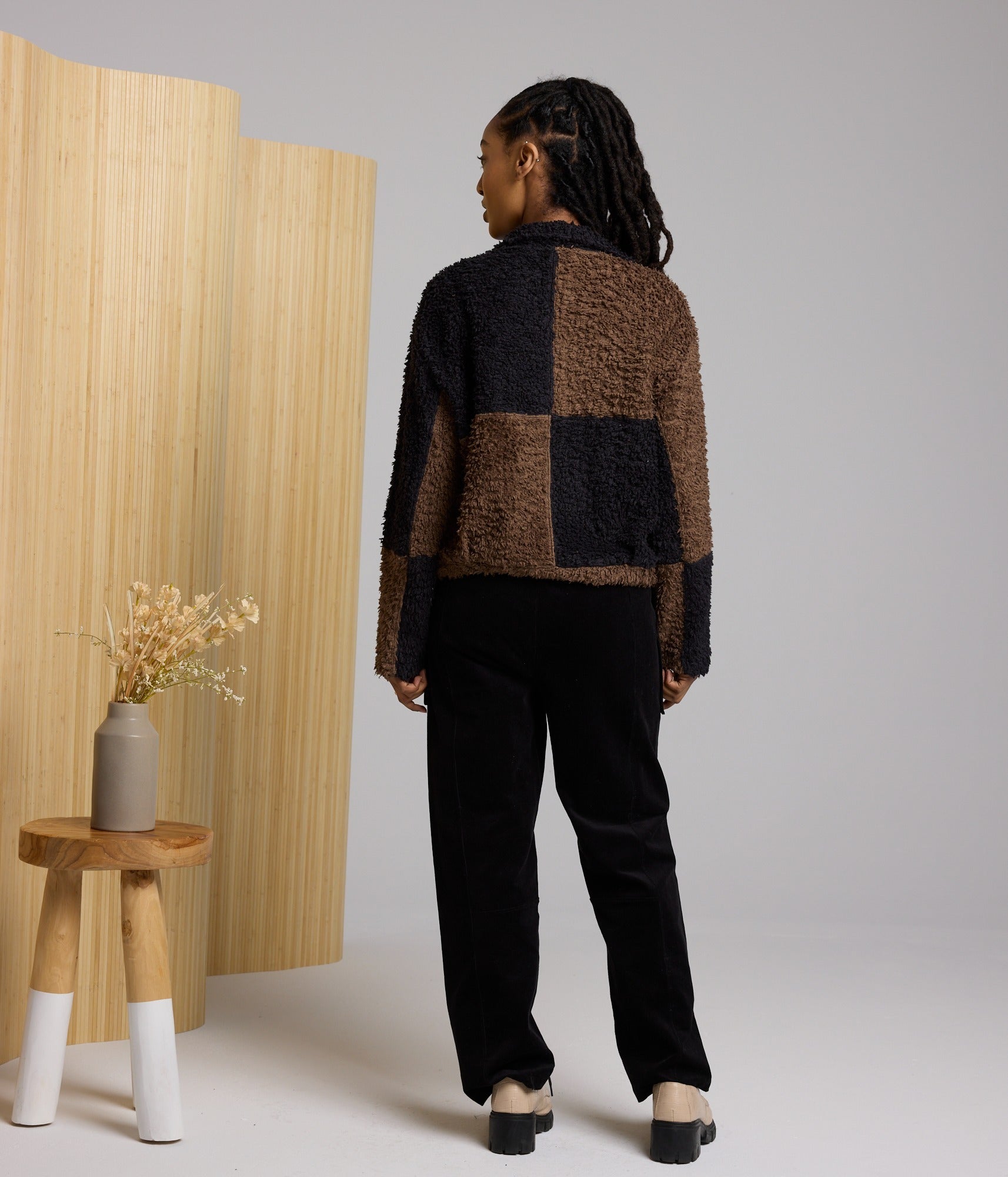 Libby Sherpa Jacket - Black