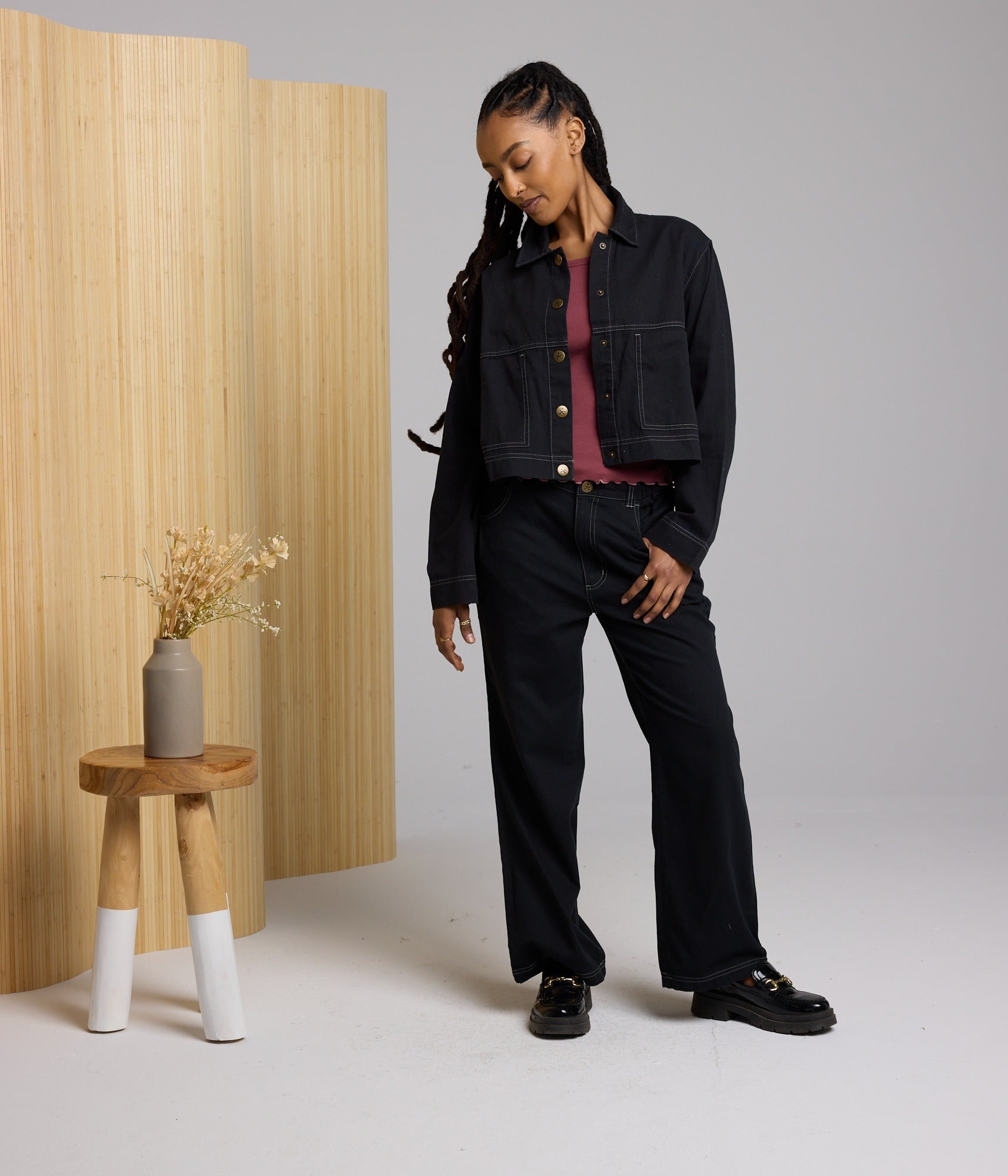 希少【danke schon】PREMIUM BLACK FLAP PANTS 希少【danke schon】PREMIUM BLACK FLAP PANTS