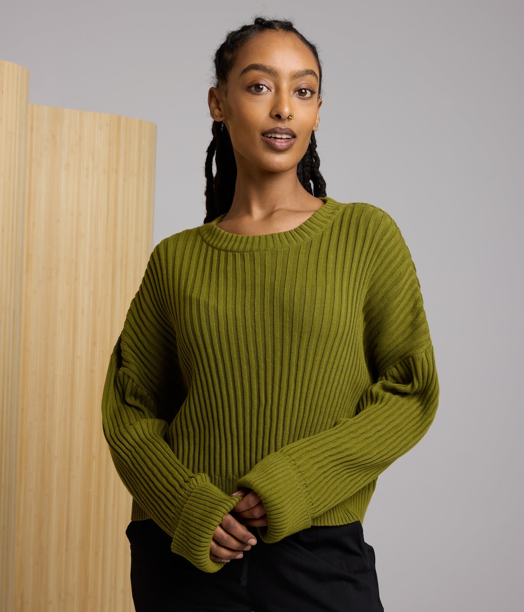 Diamond Sweater - Olive