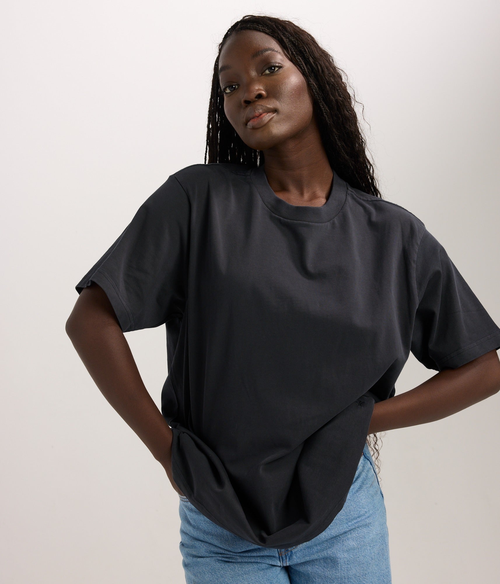 Unisex Beefy Tee - Washed Black