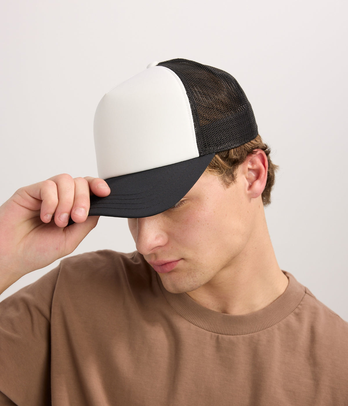 Foam Trucker Hat - Black/White