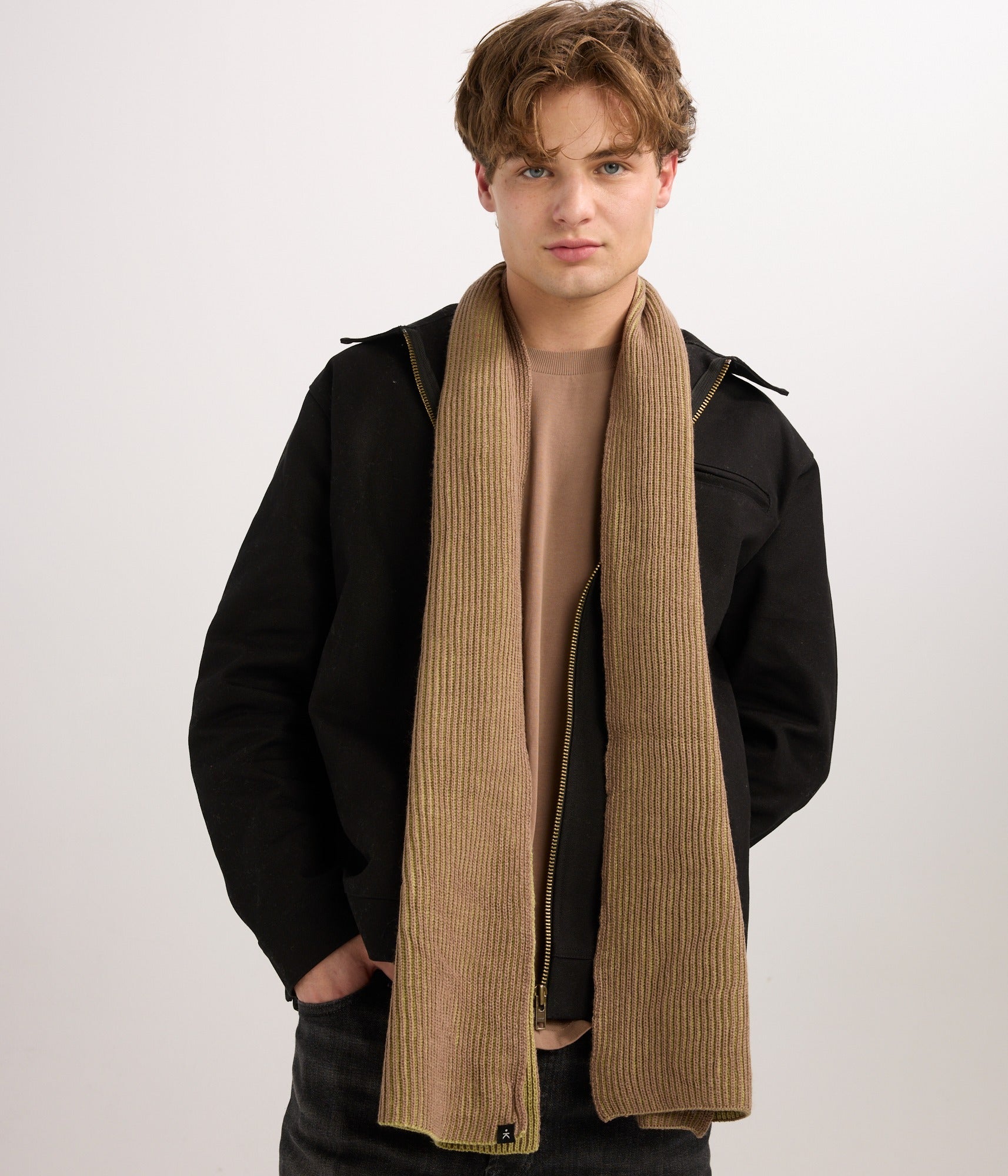 Illusion Scarf - Lemongrass/Pinto