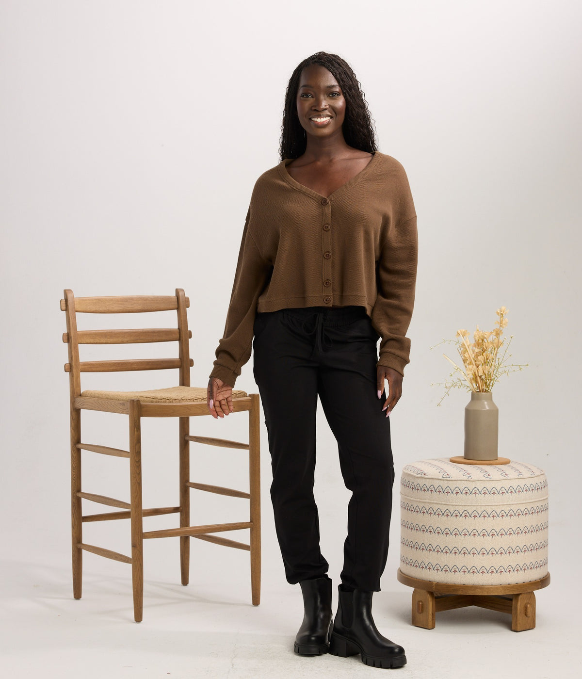 Annabelle Cardigan - Chocolate
