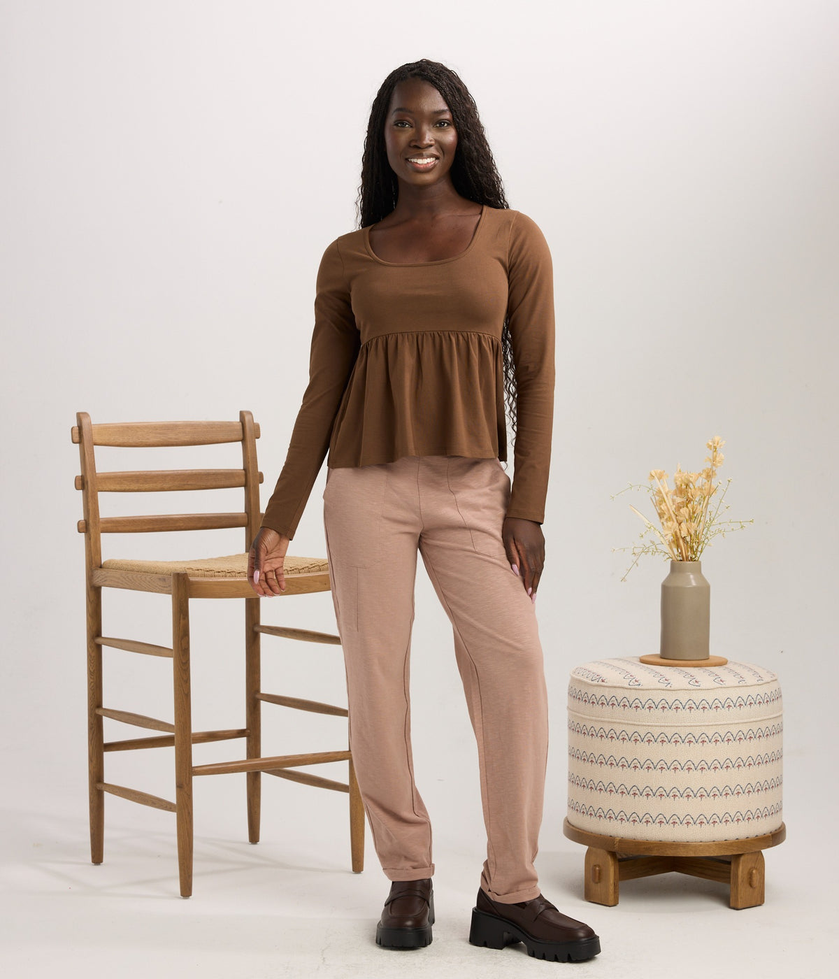 Luisa Top - Chocolate