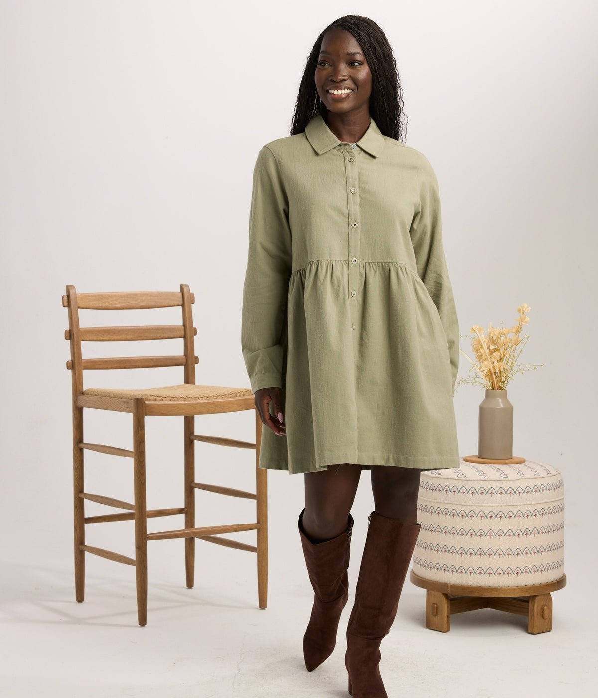 Shae Dress - Agave