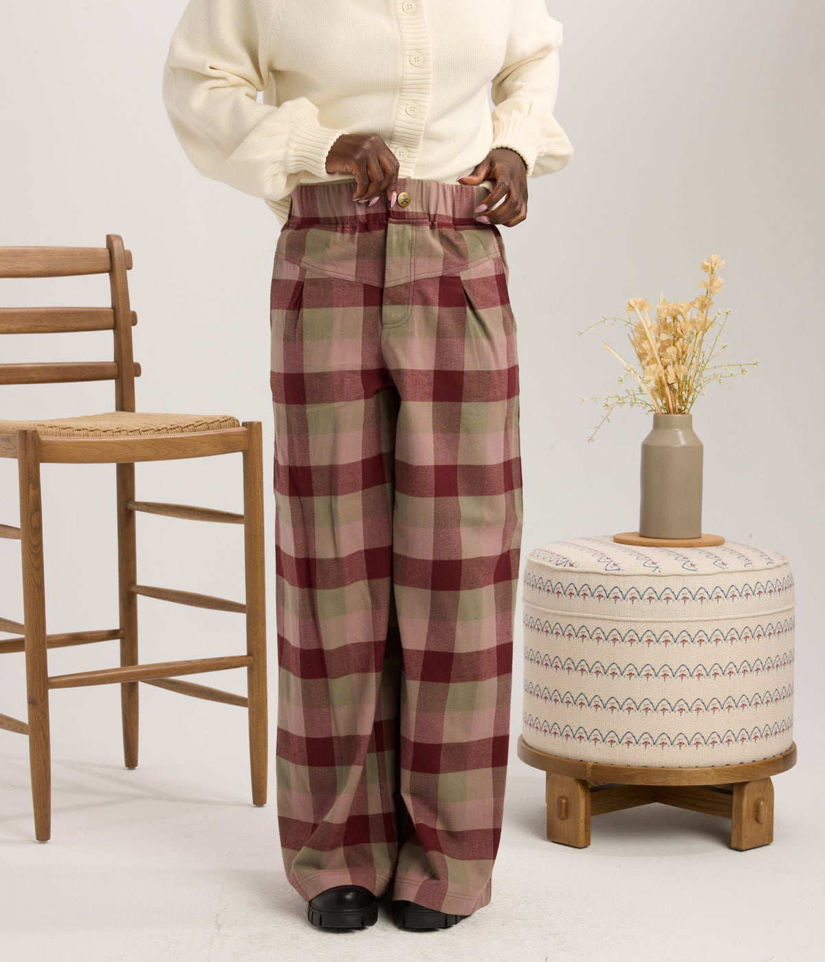 Wells Pant - Flint Plaid