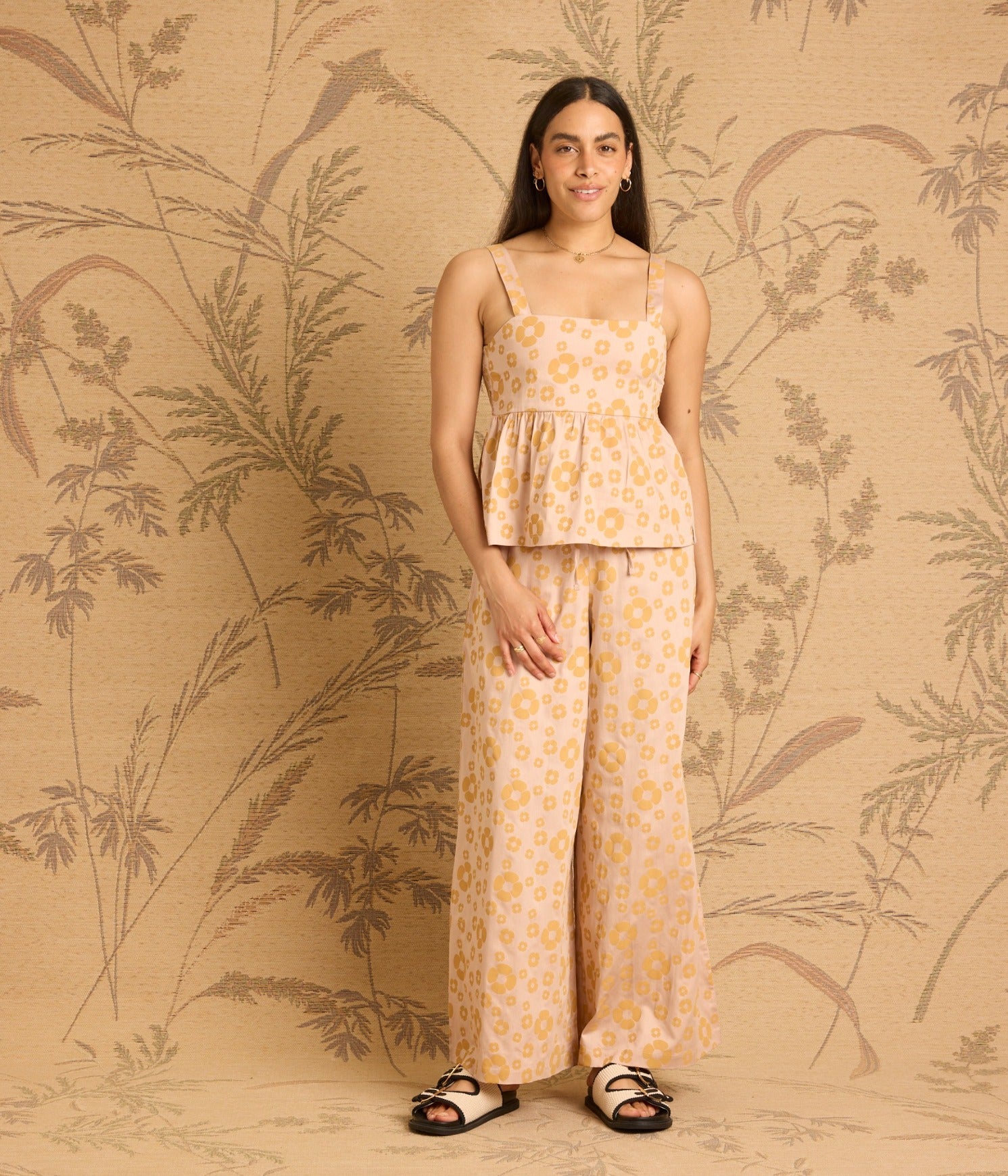 Sunset Pant - Tearose Floral