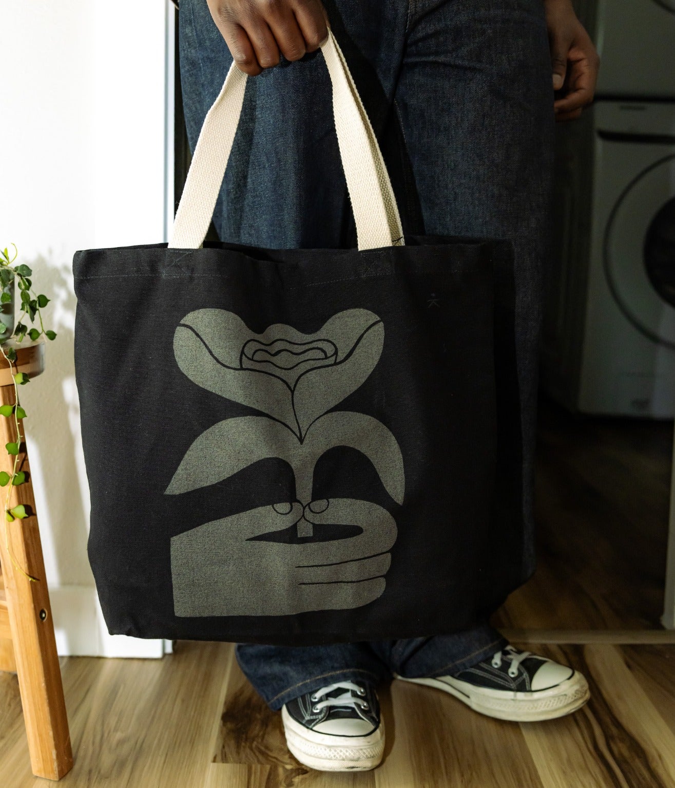 For You Heavy Duty Tote - Black