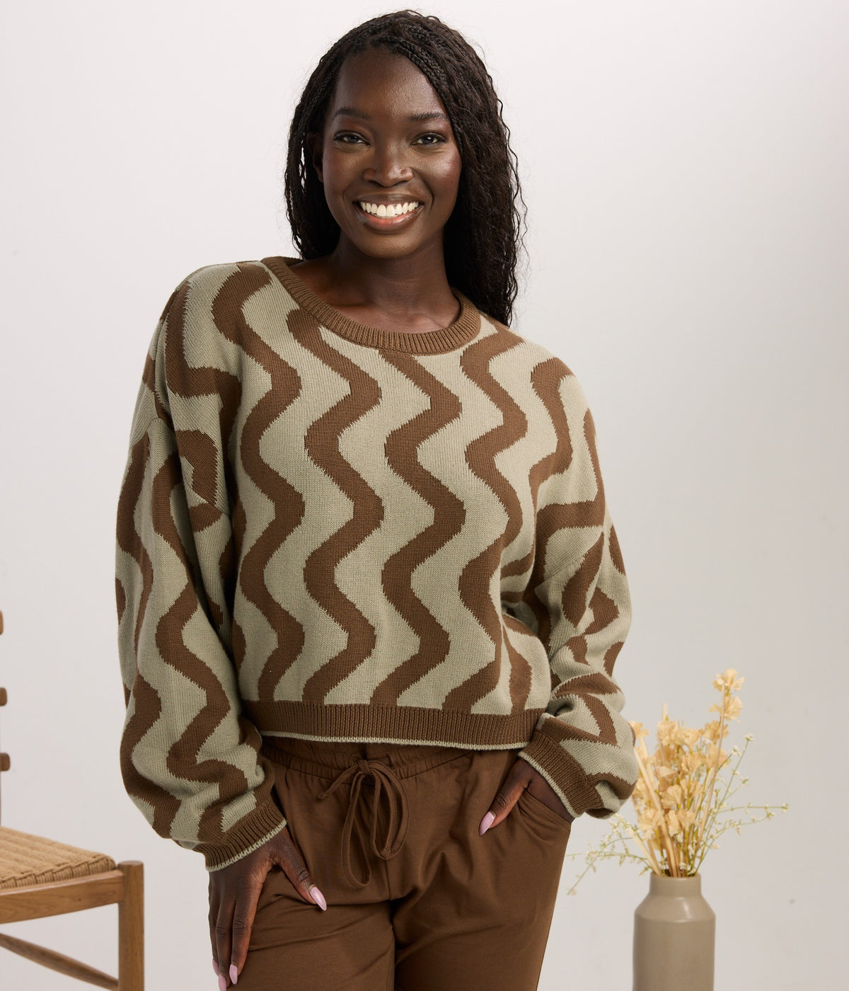 Ingrid Sweater - Squiggles