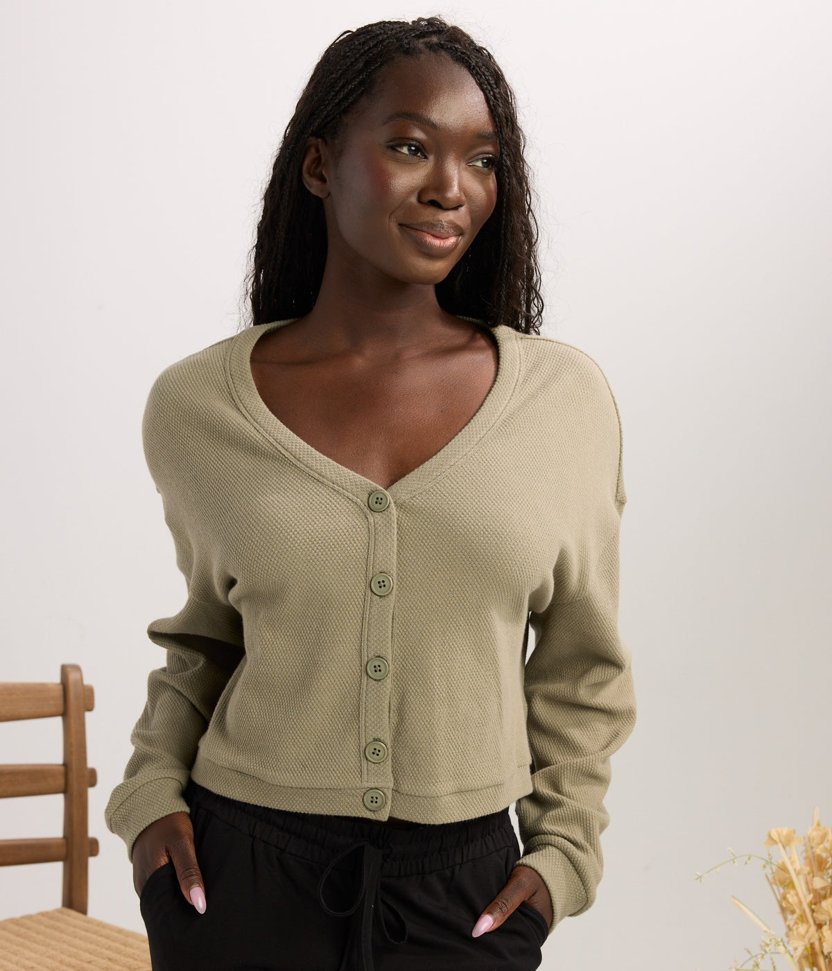 Annabelle Cardigan - Agave