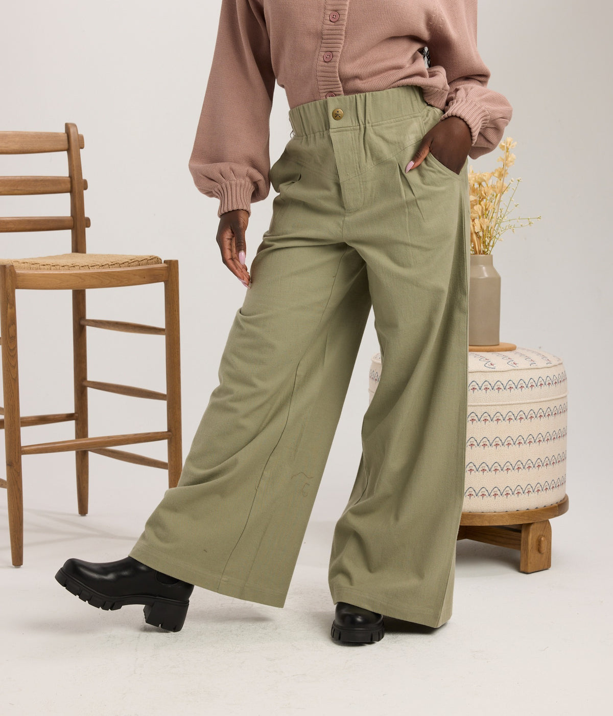 Wells Pant - Agave