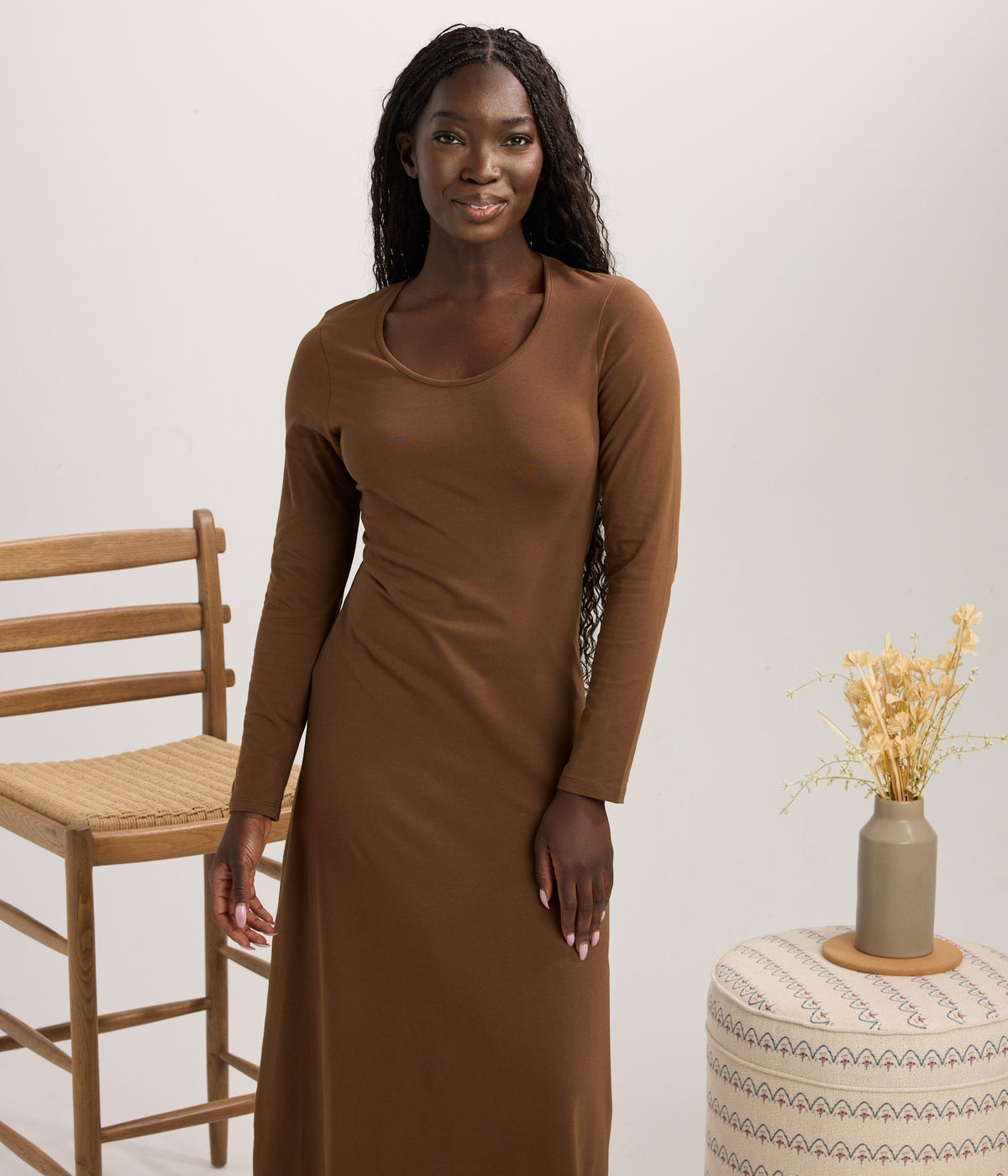 Magnolia Dress - Chocolate