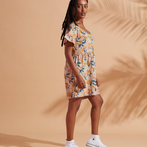 Taupe Floral